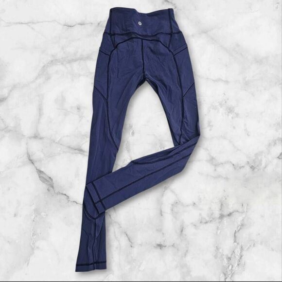 lululemon athletica Pants - Lululemon Size 4 Blue All the Right Places